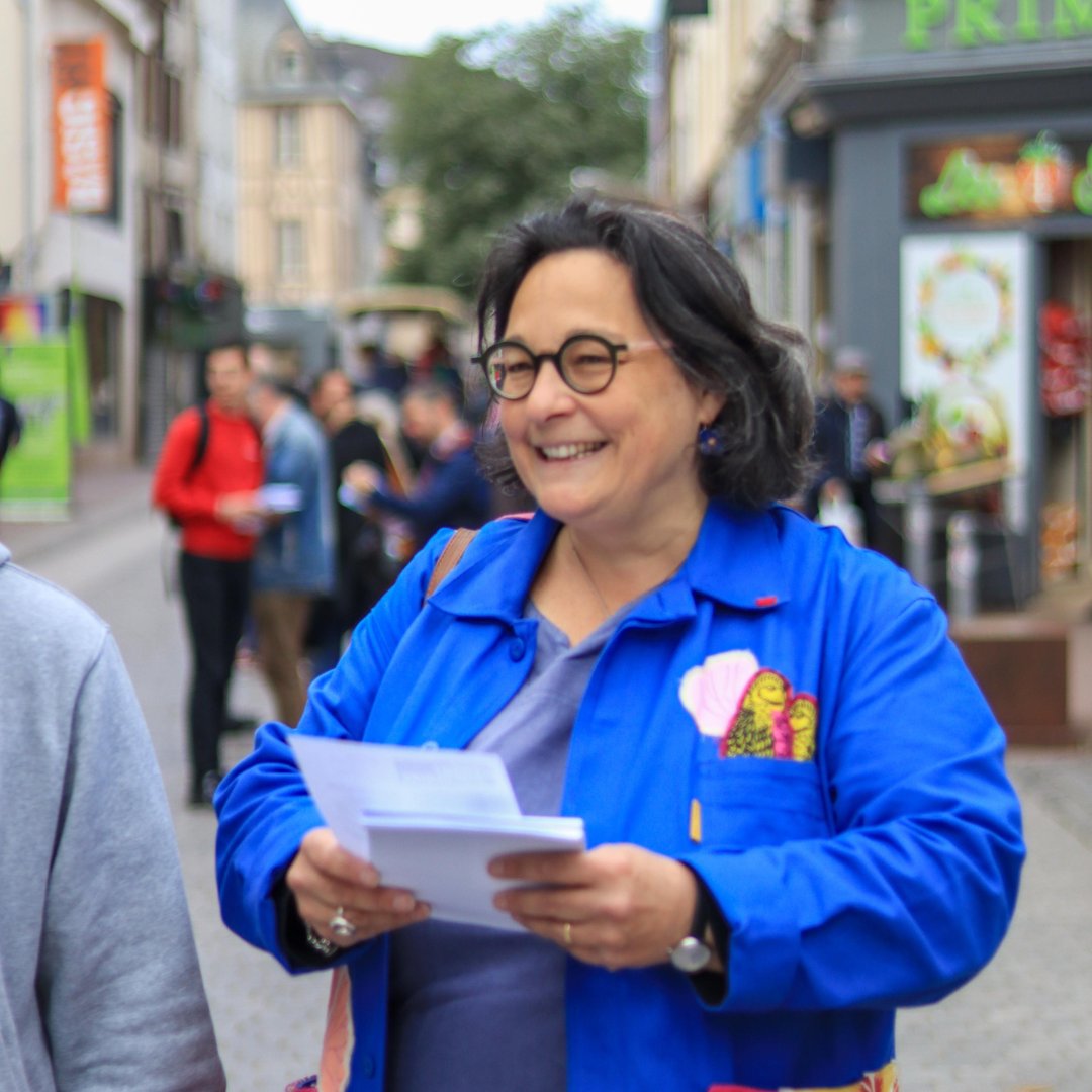 Florence HÉROUIN LÉAUTEY candidate pour le Nouveau Front Populaire, 1ère circonscription de la Seine-Maritime