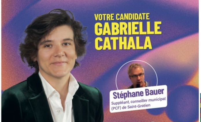 Gabrielle CATHALA candidate pour le Nouveau Front Populaire, 6ème circonscription du Val-d'Oise, Élections législatives 2024