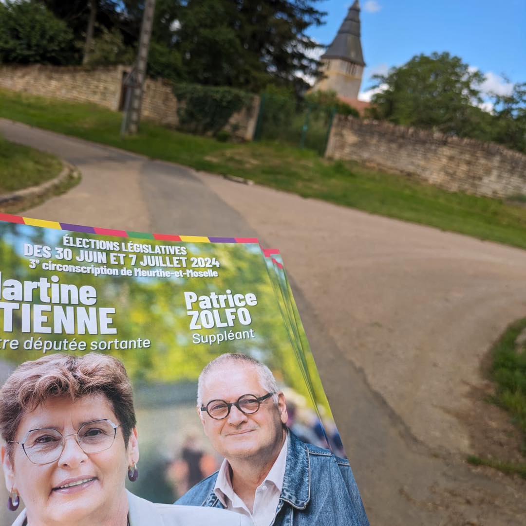 Martine ETIENNE candidate pour le Nouveau Front Populaire, 3ème circonscription de Meurthe-et-Moselle, Élections législatives 2024
